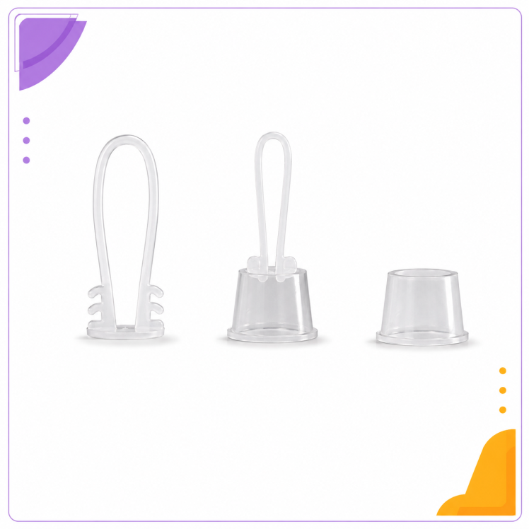 بست و قلاب بسته بندی بزرگ شفاف بسته 10 هزار عددی